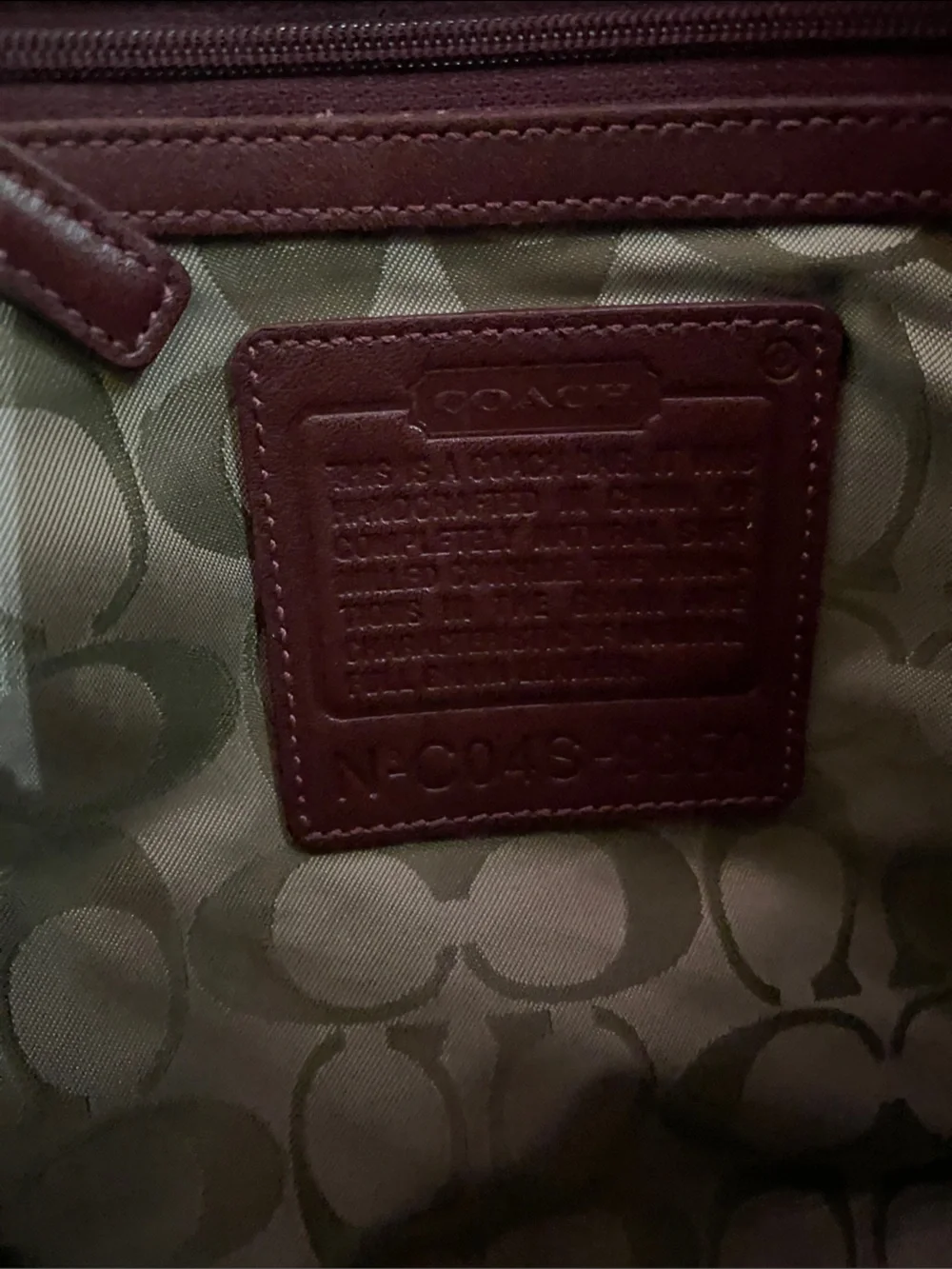 Coach Cherry Red Pebbled Leather Shoulder Bag